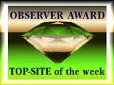 Observer Award - top-site of the week